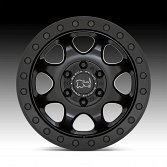 Black Rhino Venture Beadlock Matte Black Custom Truck Wheels 3